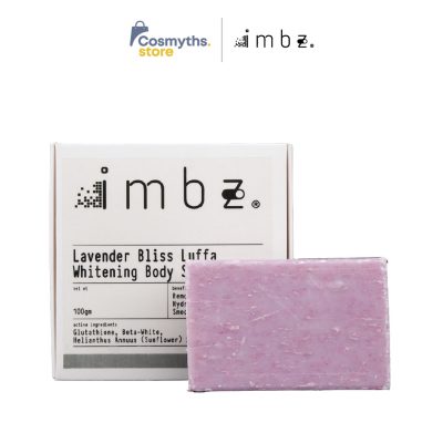 imbz® Lavender Bliss Luffa Body Whitening Soap Bar 100g